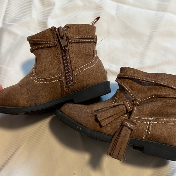 Brown boots with tassel - Picture 3 of 5